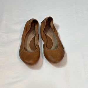 Hush Puppies Brown Leather Flats